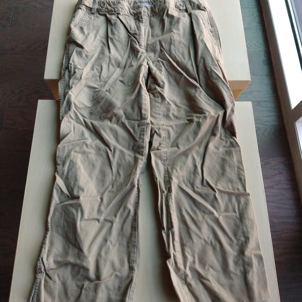 Three Pairs of Cotton Crop/Capris Pants Size 8